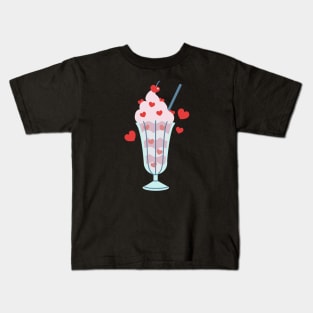 Cherry and Heart Sundae Kids T-Shirt